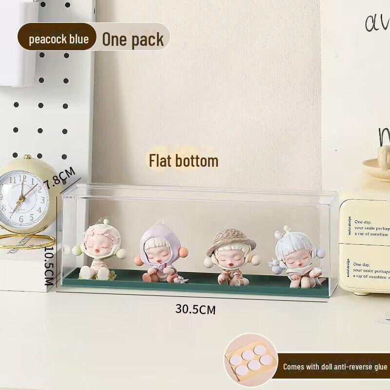 Cutie de Afișare Acrilică Transparentă pentru Depozitarea LEGO și a Modelelor, Finisaj Mat cu Bule Antistropi