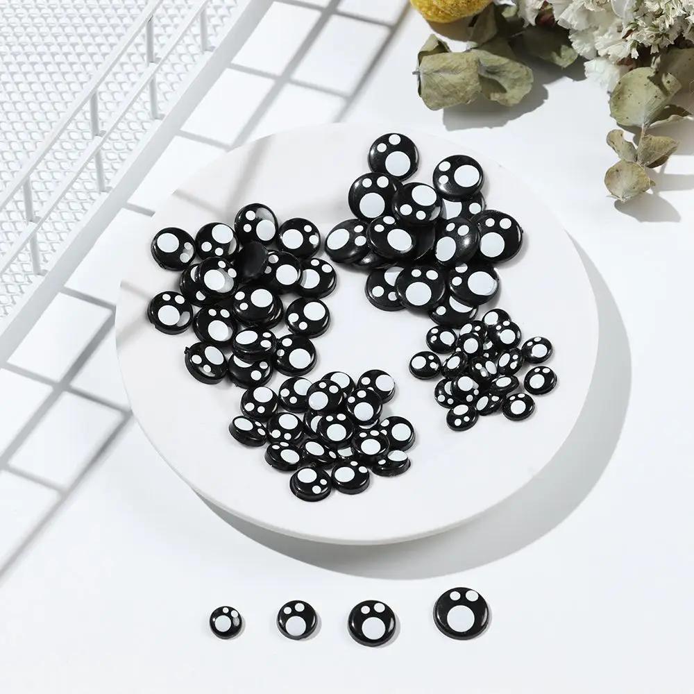 20/40pcs Black Kids DIY Toys Children Plush Doll Accessories Safety Eyes Puppet Crafts For White Bear
