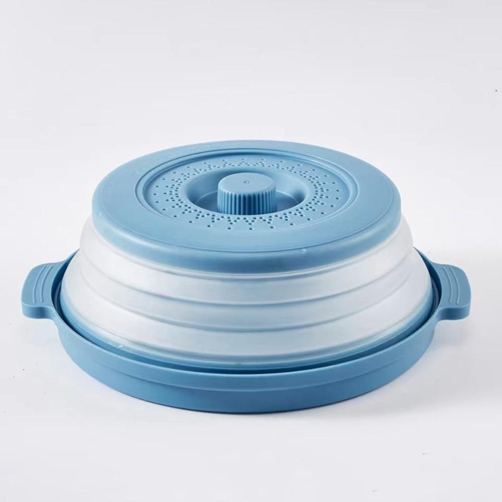 Folding Silicone Microwave Cover Oil-proof Fresh-Keeping Cover Kitchen Gadgets
