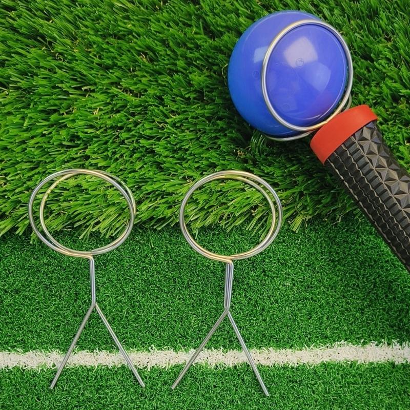 Metal Coil Golf Ball Grabbers Practical Ball Pick Up Tool Convenient Metal Ball Clamp Retrievers Collector Enduring
