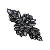 Glitter Rhinestone Applique Sequined Multi-functional Flower Patch DIY Clothes Decoration Flatback Iron On Applique Wedding Gown