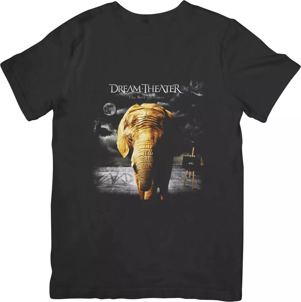 Dream Theater Music Unisex Fit for Men & Women Quality Cotton T-Shirt Black