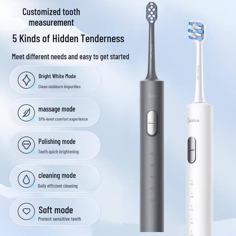 Midea S1PX Sonic Electric Toothbrush CN plug (adapter included)