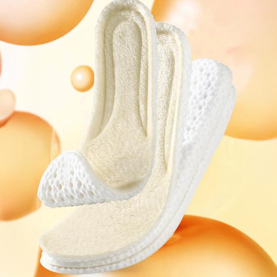 1 Pair Wool Fleece Insoles Foot Pain Relief Soft Thick Warm Winter Inner Soles Shock Absorbing Boots Sports Shoes Insert Liners Cushions