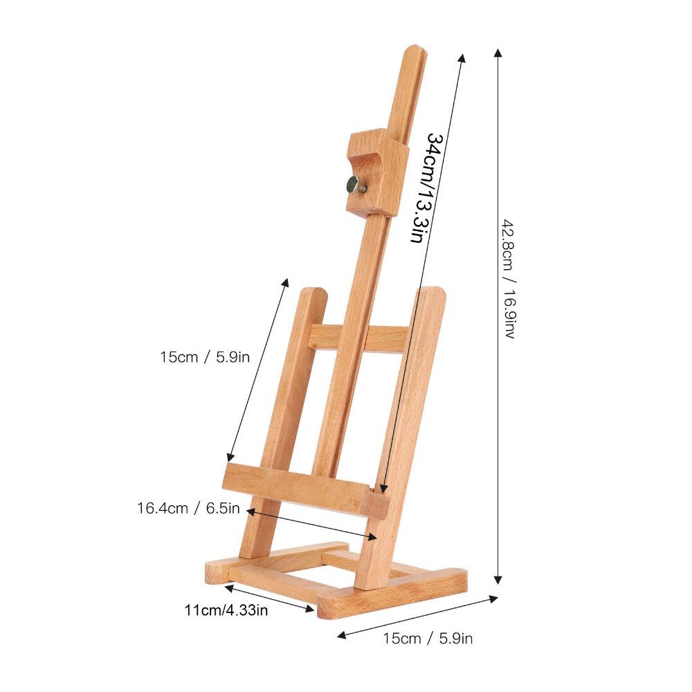 Adjustable Display Stand HJ‑6B Tabletop Art Holder Rack Tabletop Easel  Desktop Oil Painting Work