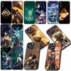 Xiao Zhong Li Genshins Impacts ZhongLi Phone Case for Xiaomi Redmi Note 12 11 10 A3 Pro 10A 10C 12C Note12 5G Protective Cover