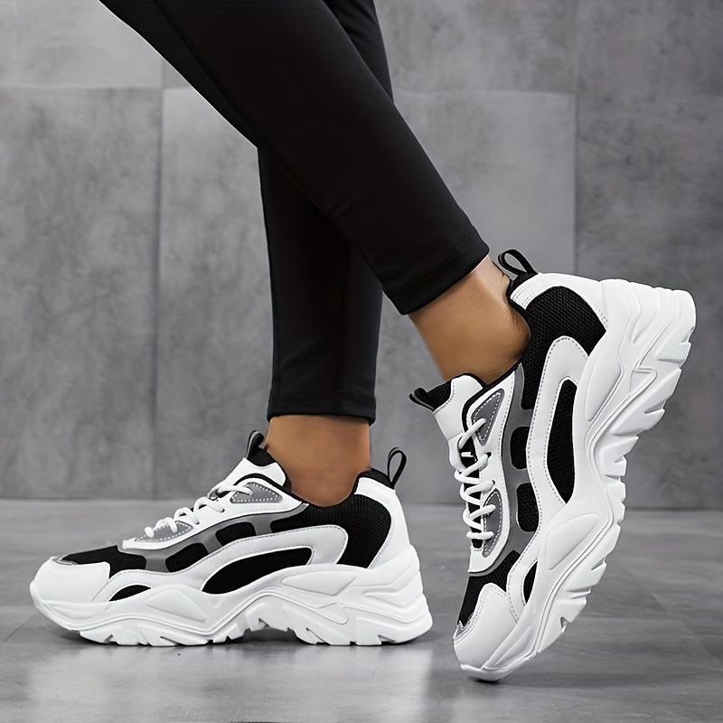 Spring And Autumn New Thick Soled Dad Shoes, Casual Sports Running Shoes, Large Women'S Shoes