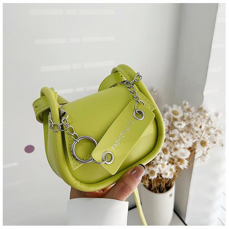Modische Satteltasche Street Style PU-Leder Kleine Umhängetasche Für Damen 2023 Neu Sommer Lässig Einzelne Umhängetasche