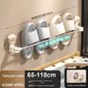 Telescopic Suction Cup Wall-Mounted Slipper Rack (Set of 2)