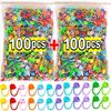 50/200pcs Colorful Plastic Knitting Tool Mini Resin Clip Pins Locking Stitch Markers Crochet Sewing Needle Clip Hook for Sweater