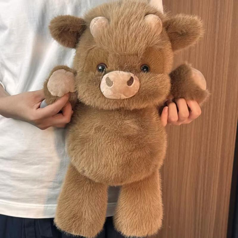 45-60cm Laufendes Kleines Duftendes Schweinchen Puppe Su Gaodi Kleine Kuh Plüschtier Beruhigendes Schlafkissen Import-Export Puppe
