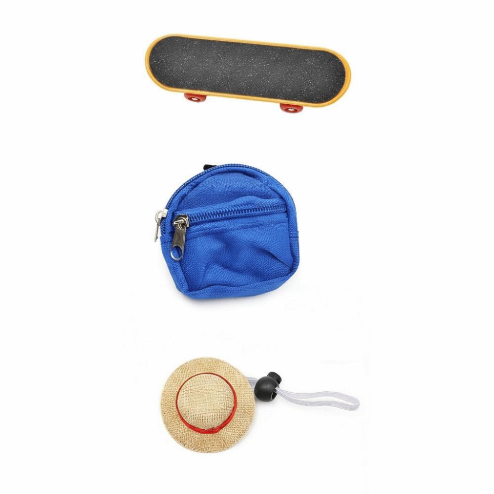 

Anti-crack Pet Skateboard Toys Set Rotary Wheel Backpack Lizard Mini Scooter Plastic Parrot Skateboard