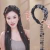 Retro Casual Rhinestone Sun Flower Butterfly Fringe Headband For Women Girls Headwear Accessries Gifts