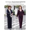 Mom's Spring & Autumn 2026 Women's Casual Hooded Two-Piece Sportswear Set - Ideal for Middle-aged and Elderly