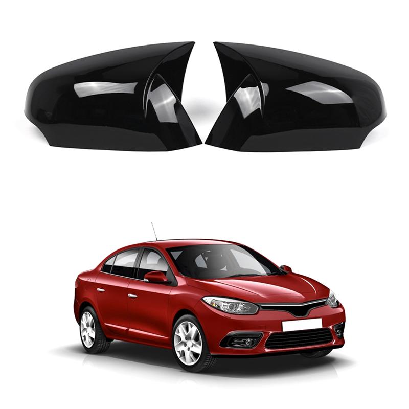 M63K-Exterior Rear View Mirror Cover For Renault Fluence 2009-2015 Side Wing Mirror Cover
