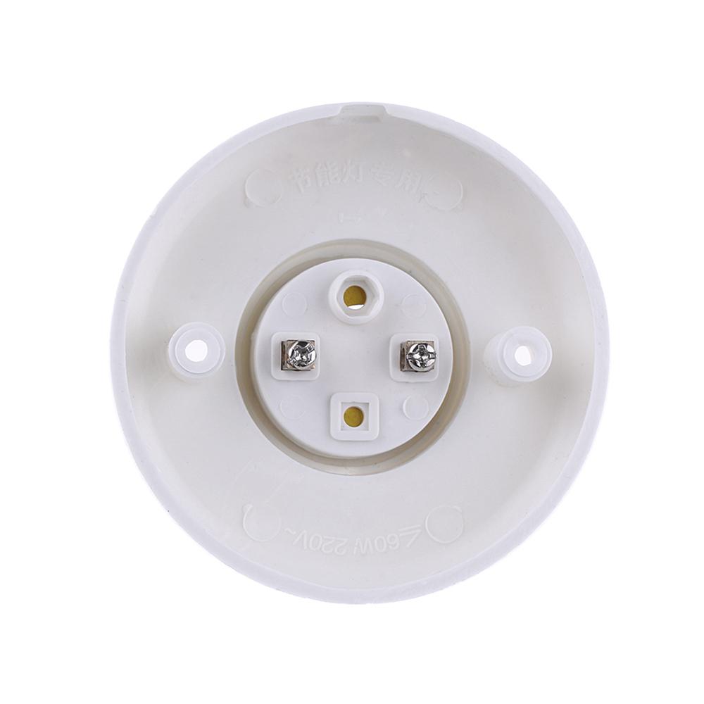 1/5PCS Ceiling Lamp Accessory Plastic E27 Lamp Base Round Socket Screw Light Bulb Holder