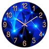 Children's Room Fashion Creative Clock Home Wall Clock Living Room Round Glass Clock Bedroom Silent Quartz Clock 30CM