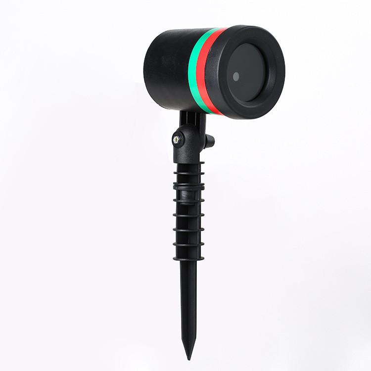 Outdoor Lawn Laser Light Colorful Garden Starry Sky Stage Light With Plastic Material