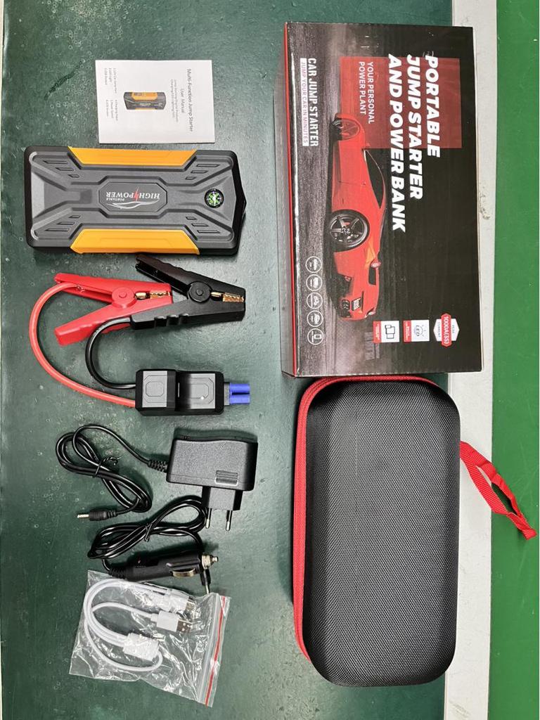 High-Capacity Vehicle Jump Starter - Essential Outdoor Emergency Powerbank