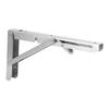 2Pcs Stainless Steel Triangular Folding Bracket Wall Shelf Support Heavy Duty Fixing Bracket