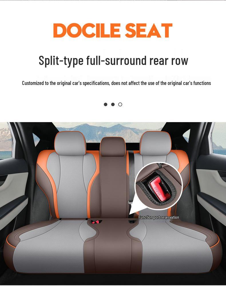 BYD Qin Plus DMI Seat Covers: Full Wrap, 24 & 23 Models, Four Season Compatible, Plus/EV Car Seat Cushions.