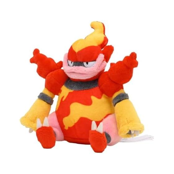 Used Pokemon Center Original Plush Pokemon fit Magmortar 15.6x16x16cm (H x W x D)