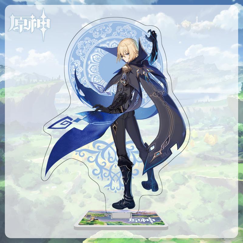 16cm Height Acrylic Large Stand-up Display Featuring Characters From Mondstadt and Liyue In Genshin