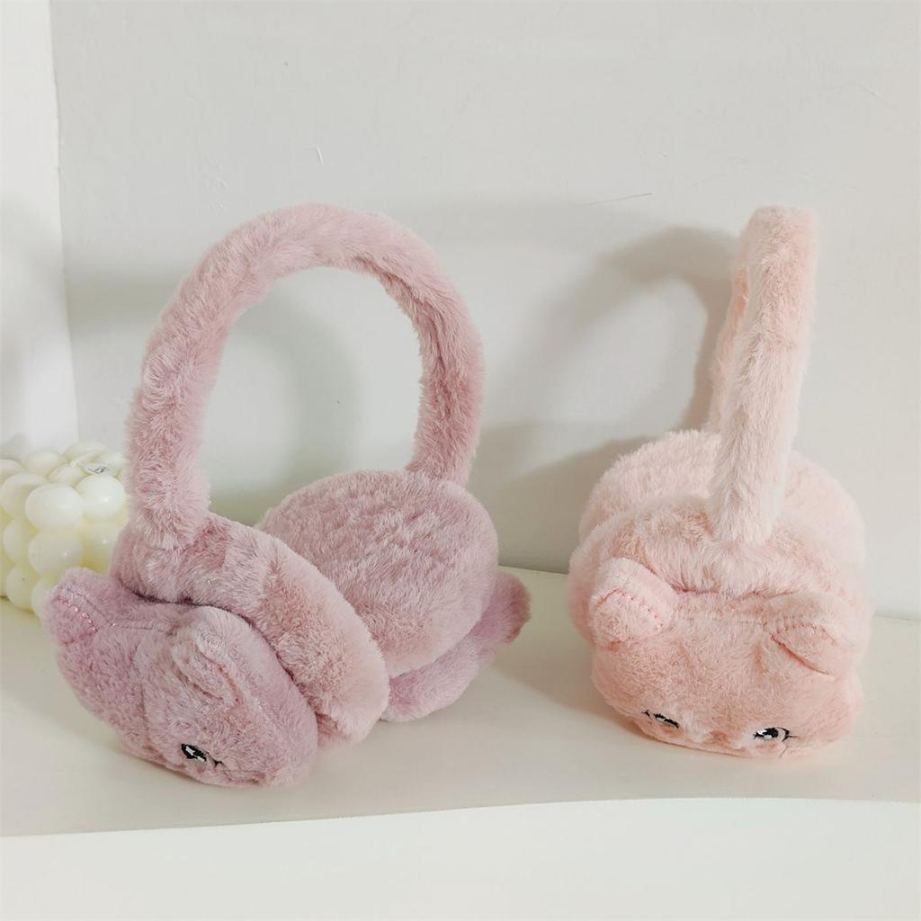 Cute Cat Plush Ear Protectors for Children, Winter Cold Protection Ear Protectors for Boys and Girls