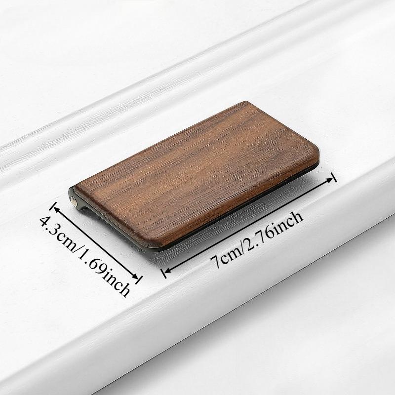 

Walnut Flip Handle No-drill Invisible Drawer Handle Modern Minimalist Wardrobe Cabinet Concealed Door Kitchen Cabinet Handle 1pc чёрный