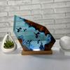 Customized Items Resin Table Light Marine Life Flying Dragon LED Night Light Creative Artistic Room Decoration Lamp USB Charge