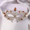 Face Decoration Accessories Rhinestone Masquerade Mask Fashion Accessory Costume Prop Venetian Mask Shiny Crystal