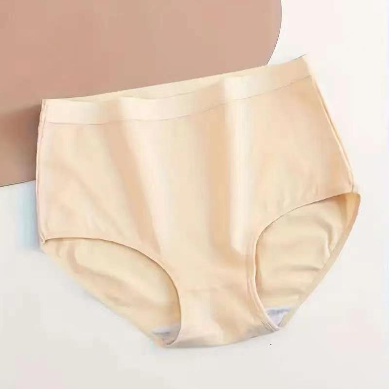 Damen Baumwolle High Waist Slips Unterwäsche Weiblich Groß Intim Dessous Slips Frau Unterhosen Slip Panti Neu