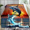 Jesus Religious Art Fleece Printed Flannel Blanket, Warm Soft Throw Sofa Bed Blanket