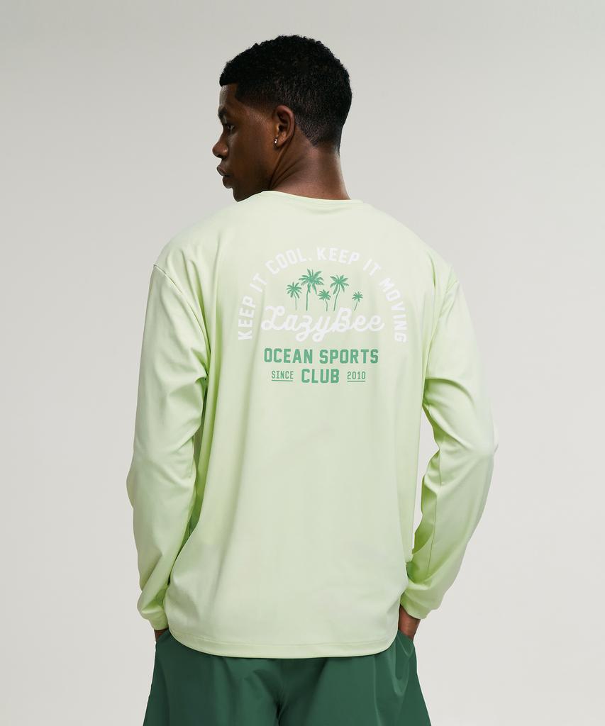 Leijibi Airfresh String Oversized Rash Guard Long Sleeve Women'S & Men'S Swimwear Mw (7 Colors) (A Type)
