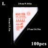 50/100pcs Pack Pastry Bag S/m/l  Disposable Piping Bag Icing Fondant Cake Cream Decorating Pastry Tip Tool Cake Decorating Tool