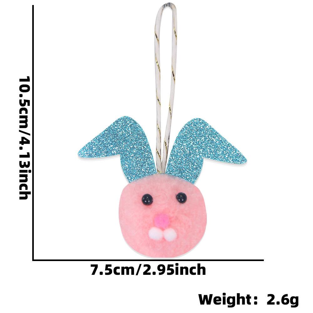 

Очаровательные плюшевые украшения в виде кроликов для пасхальных вечеринок, доступны в милых дизайнах, красочные Blue Pink Bunny