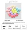 Colorful Cute Heart-Shaped Plastic Beads for DIY Jewelry & Phone Chains