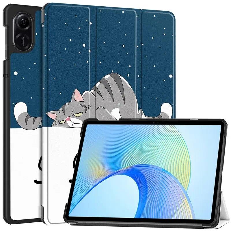 Custodia Tablet Per Honor Pad X9 Custodia Carina Unicorno Gatto Pieghevole Copertura in Pelle Per Funda Honor Pad X8 Pro Custodia Honor Tablet X8 Pro Bambini
