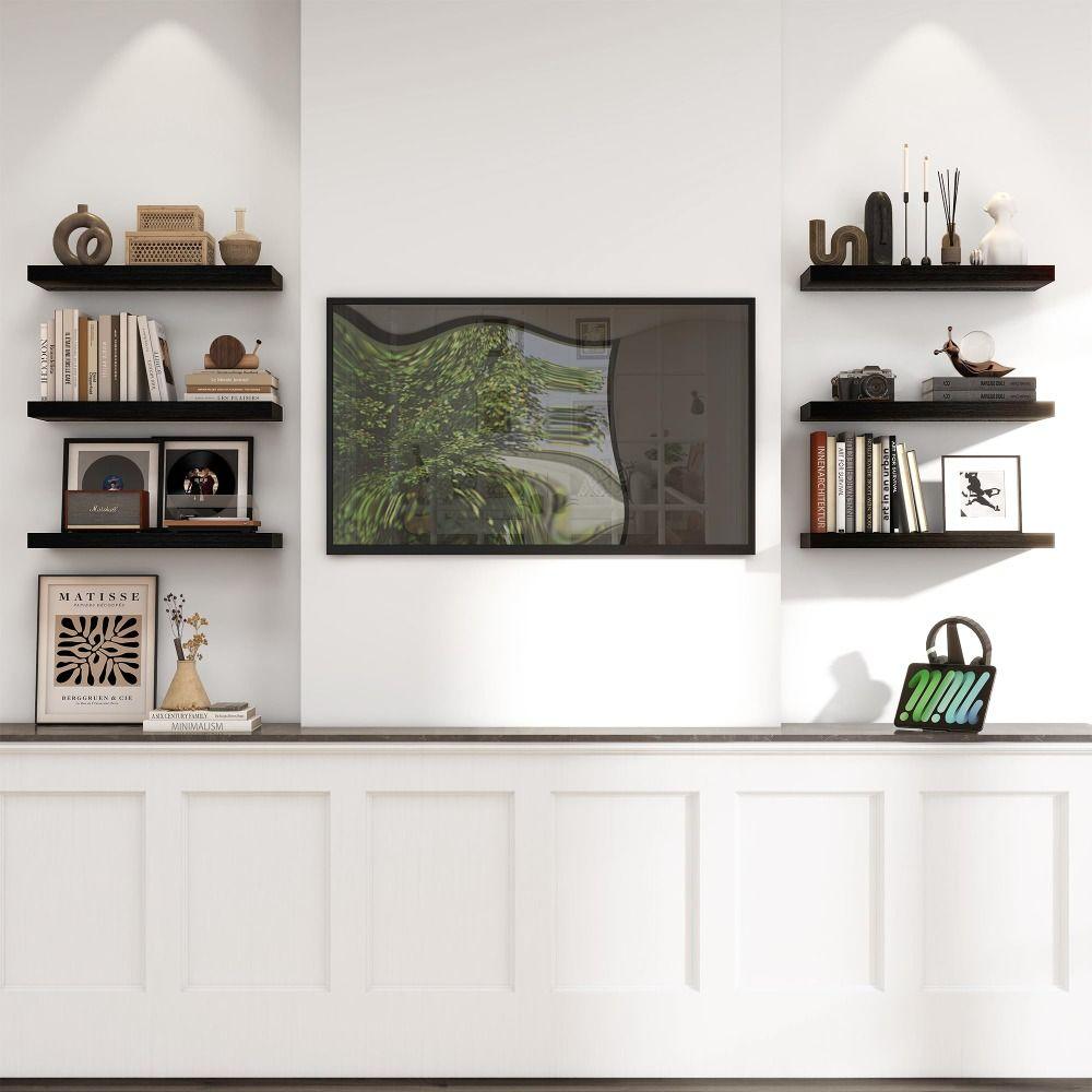 1pc Deeper Storage Shelf Wooden Bathroom Shelves Floating Shelves  for Living Room Bedroom Kitchen