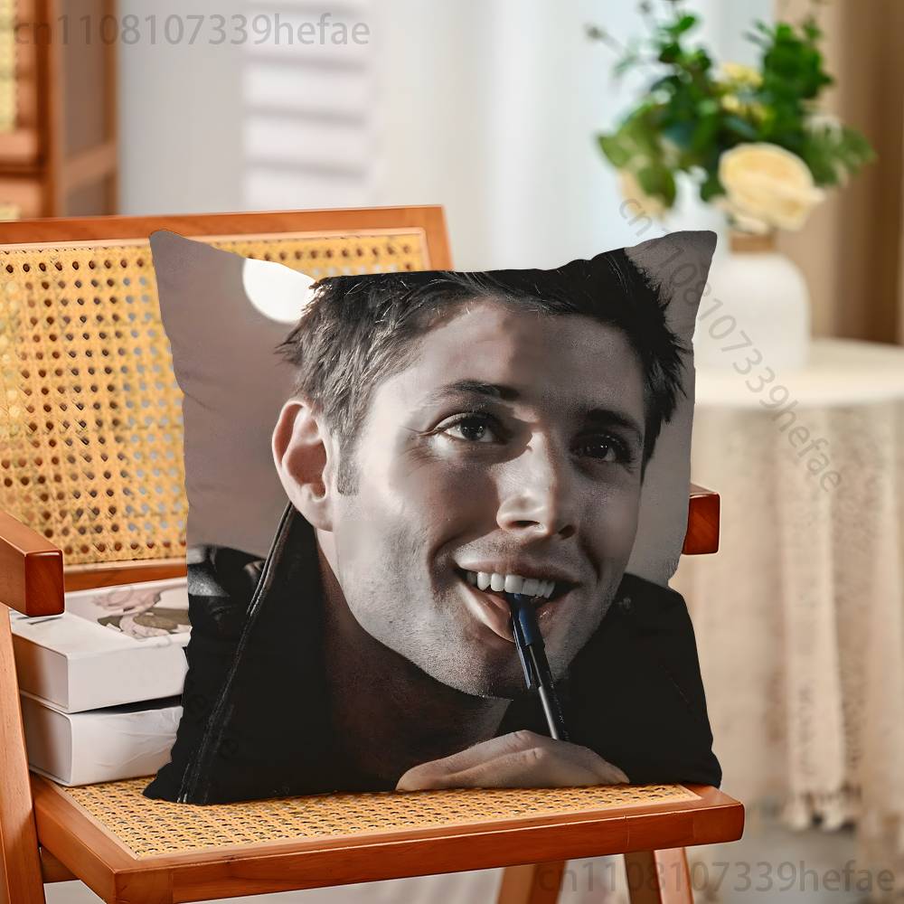 JJensen Ackles DDean Winchester Throw Pillow Case For 45x45cm55x55cm30x30cm For Home Bedroom Decoration And Protector