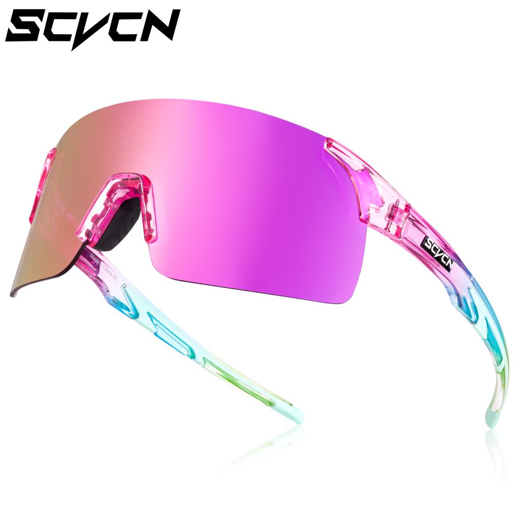 Scvcn-Cycling Sunglasses MTB Photochromic Sports Cycling Glasses Goggles Bicycle Mountain Bike Glasses Men's Women Cycle Eyewear