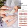French Nail Art Semi Cured Gel Nail Stickers Glittering Nail Art Stickers  DIY NAil Art Making