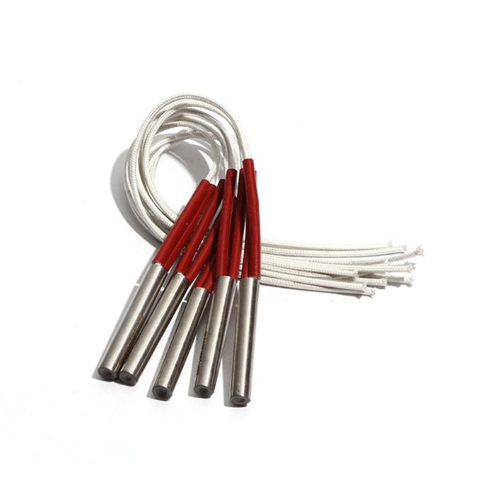 5 Adet 8mm Çap 98~115mm Uzunluk Elektrikli Kartuş Isıtıcılar 304 Paslanmaz Çelik 240/250/260/270/280W Silindirik Isıtma Tüpü