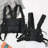 Fashion Men Multi Pockets Double Straps Nylon Chest Bag Vest Streetwear Pack