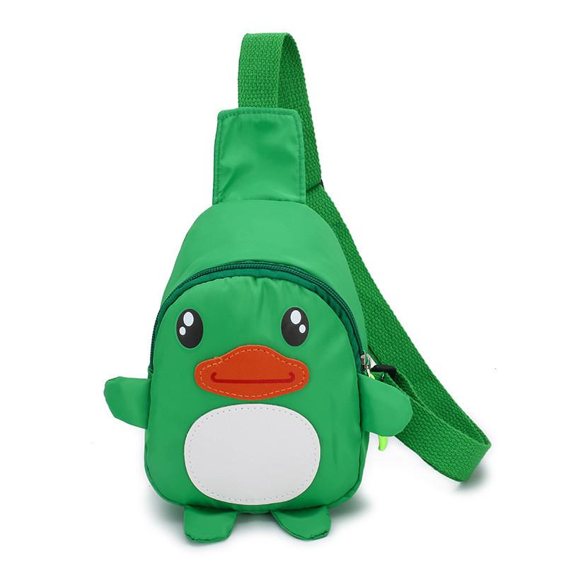 Cute Cartoon Duck Chest Bag For Children Versatile Mini Outdoor Travel Backpack