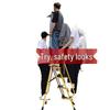 Folding Handrail Ladder with Extra Wide Pedals for Interior Use