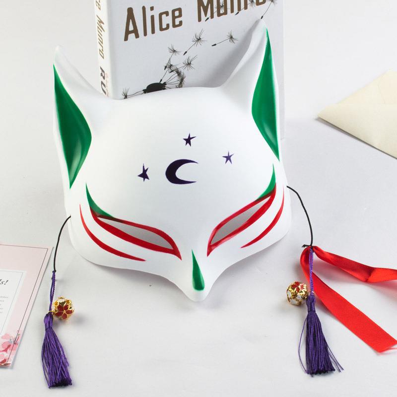Anime Luminous Fox & Cat Japanese Style Half/Full-Face Mask Universal