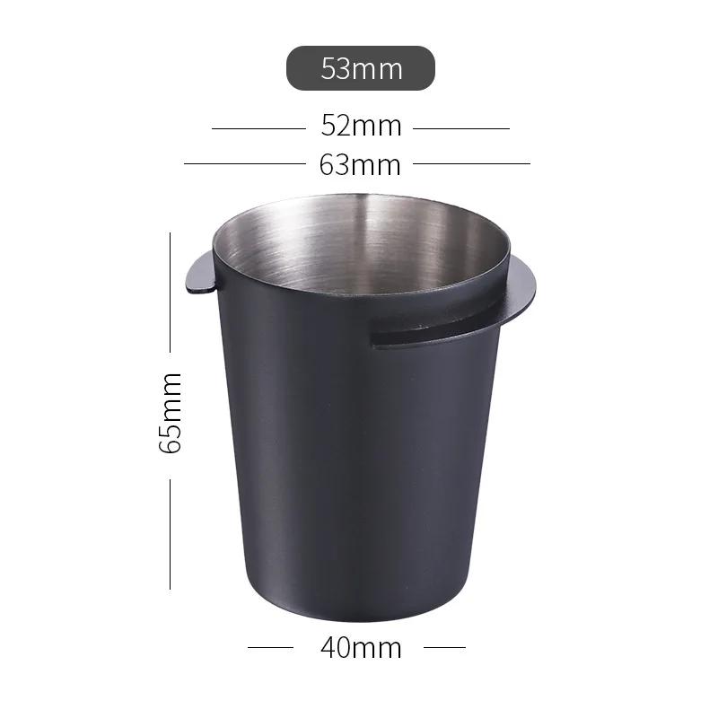 Kaffee Dosierbecher Schnüffeltasse für 58/53/51mm Espressomaschine Verschleißfester Edelstahl Kaffee Dosierbecher Dropshipping