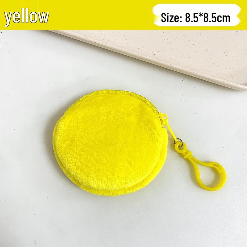 Cartoon Doll Plush Coin Purse: Custom Cute Mini Earphone & Storage Bag for Students and Children