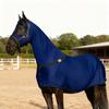 Koc na całe ciało dla konia z kapturem zapinanym na zamek, owijką na brzuch, rozciągliwy, oddychający, dla kucyka, elastyczna pończocha, śliski z osłoną szyi, artykuły jeździeckie